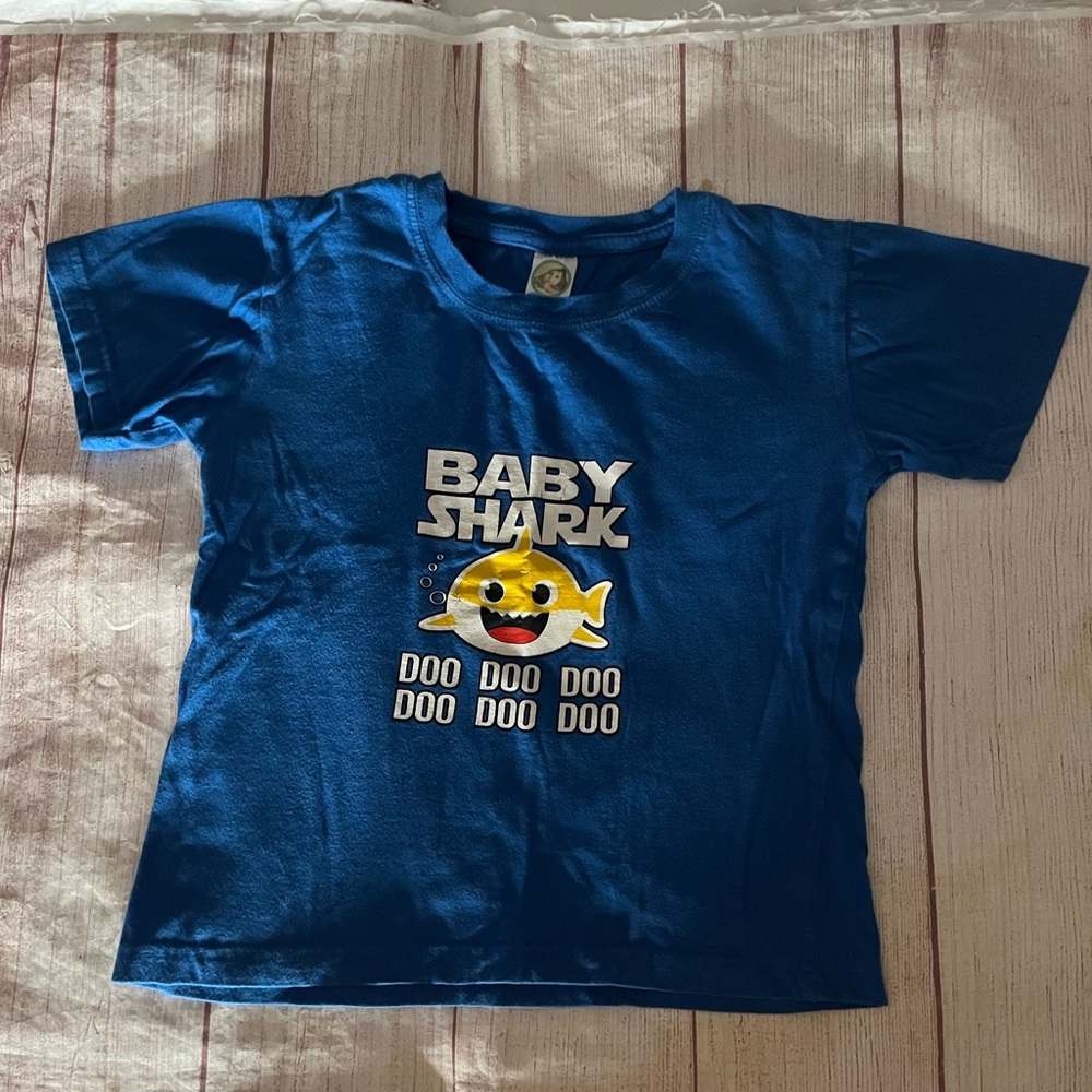 Jasper 100% cotton 5T Baby Shark SS Tee